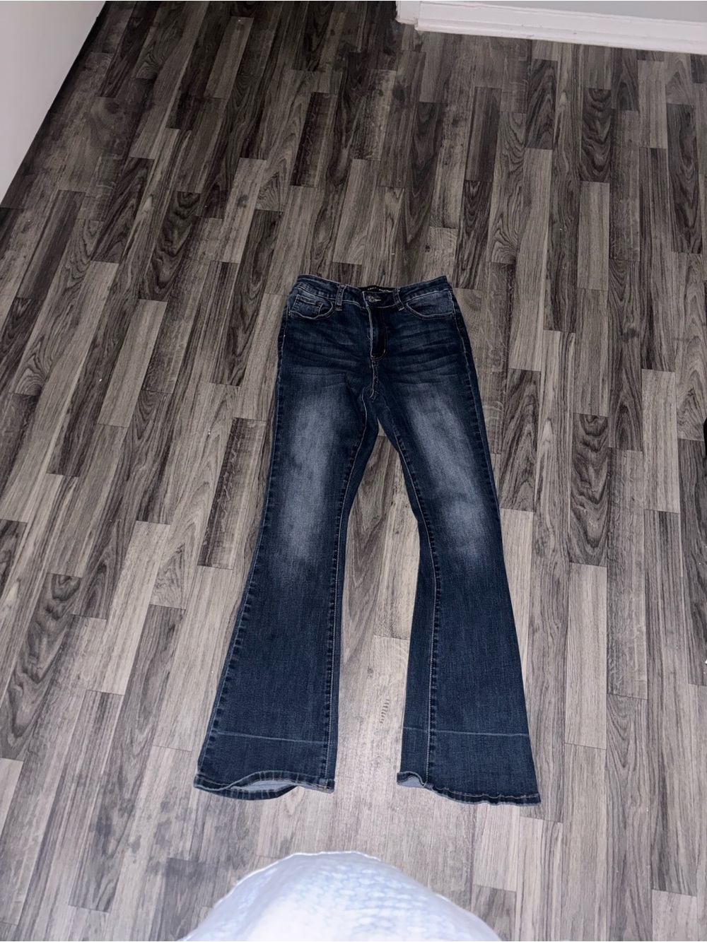 Ashley Mason Dark Blue Flared Jeans